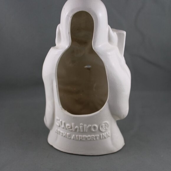 Vintage Benihana Mug - Buddha with Fan Suehiro At the Airport - Cermaic Mug - Picture 8 of 11